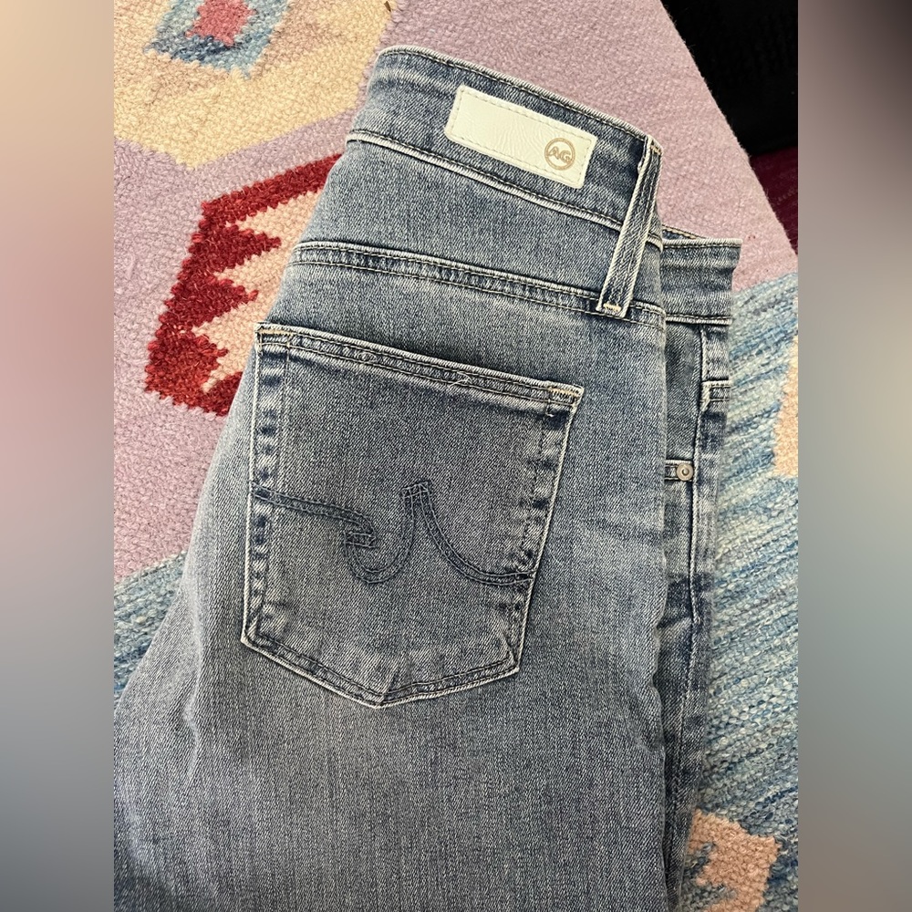 AG Denim Skinny Ankle High Rise Denim